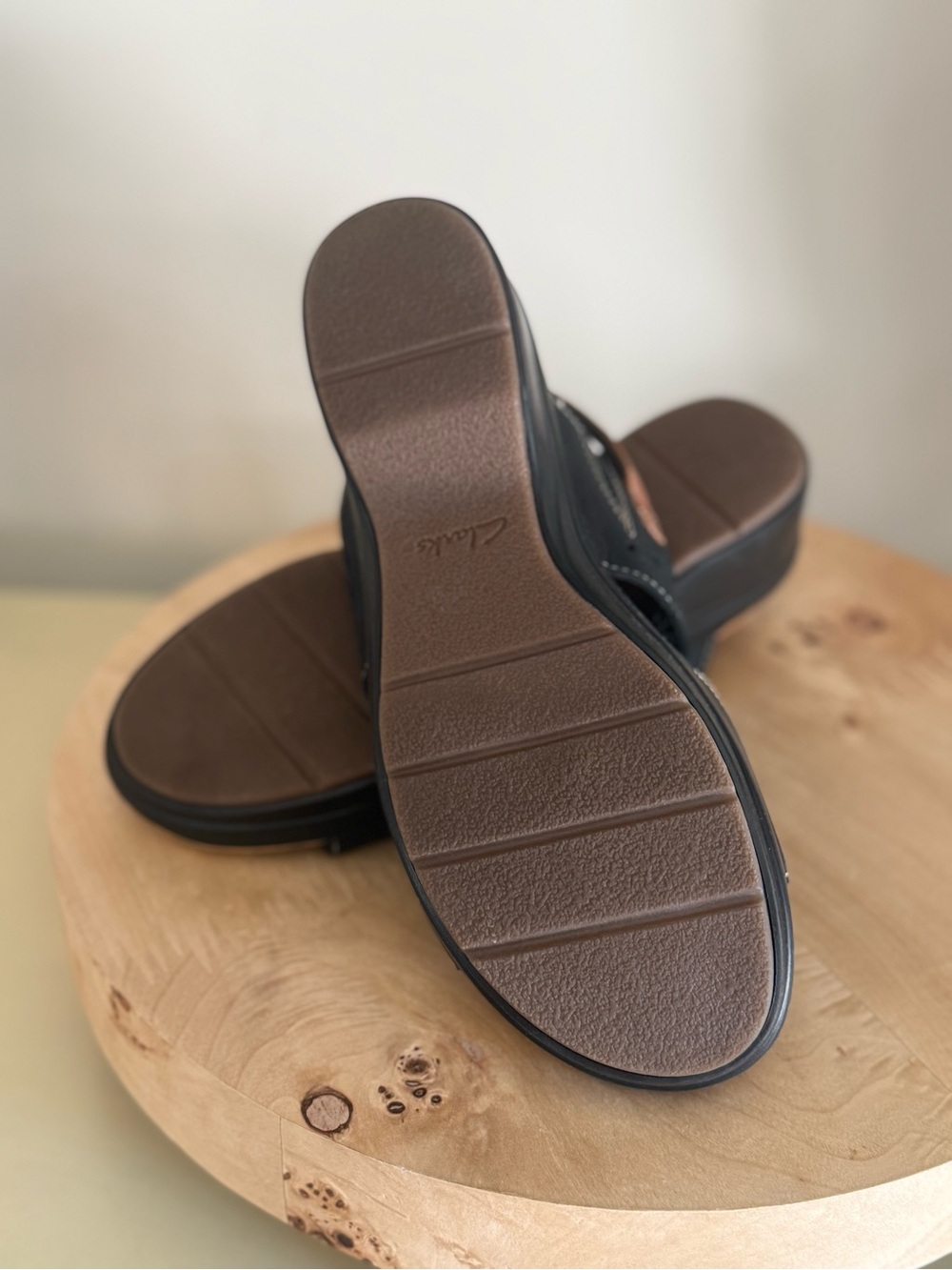 Clarks Tulsa Sun Wedge Sandals - Size 8 - Picture 5 of 5